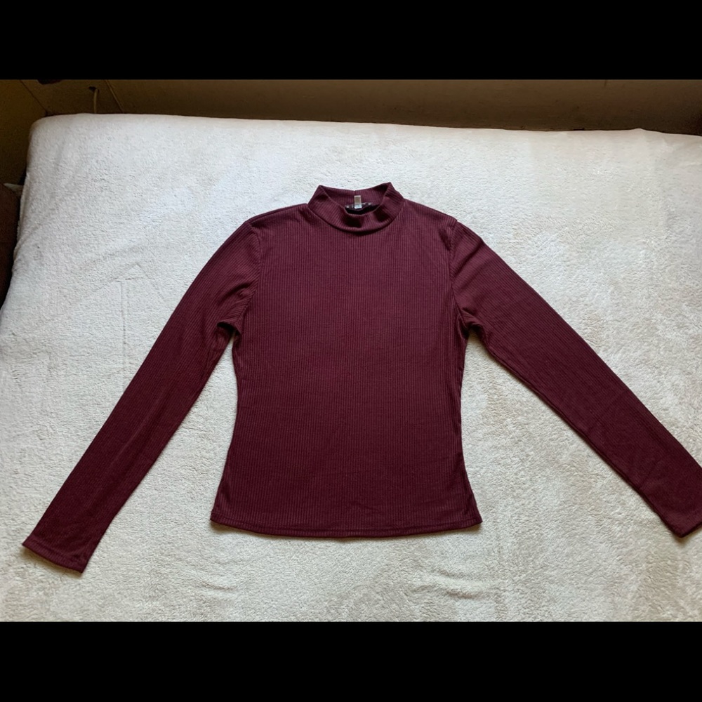 Burgundy Long Sleeve